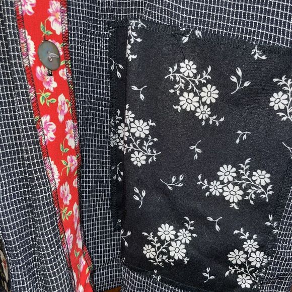 Fern Bratten 18 Two Pc Artsy Lagenlook Painted Tunic and Shirt Art to Wear - Picture 8 of 11